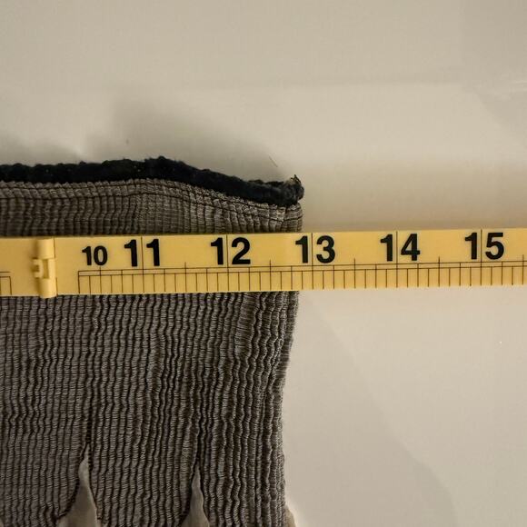 Fairy Baby Doll Smocked Halter Brown Midi Dress Medium Y2K Flowy Boho Festival - Picture 8 of 9